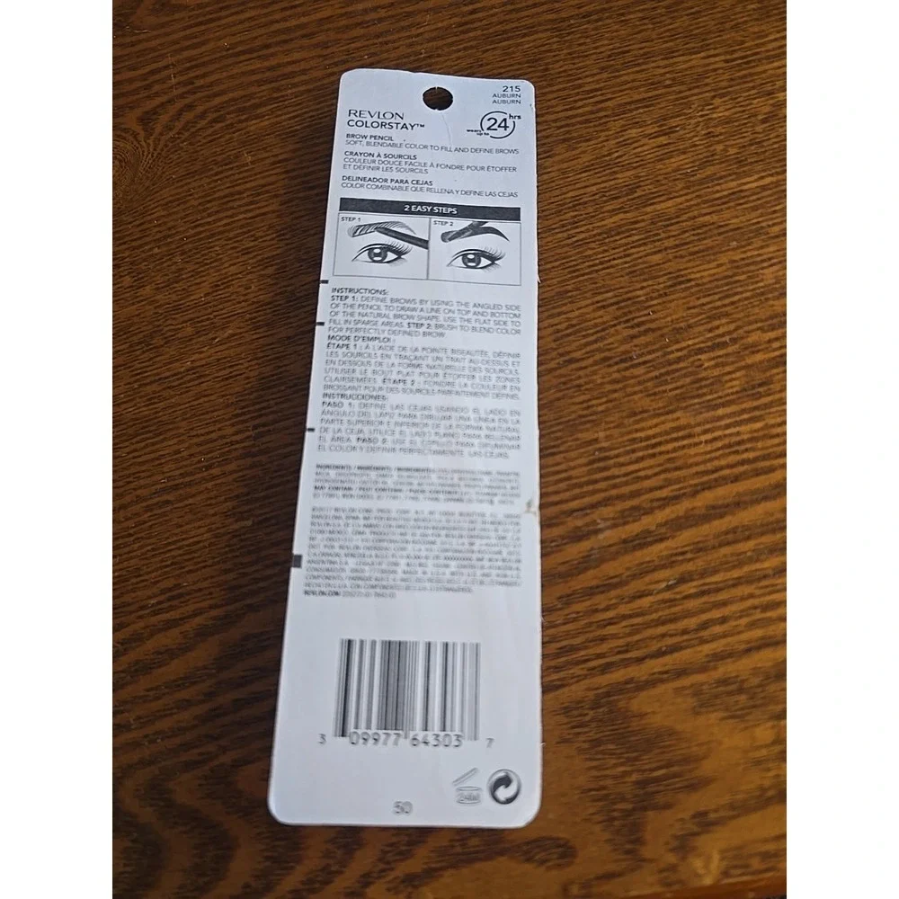 Revlon ColorStay‎ Brow Pencil, 215 Auburn  .012oz